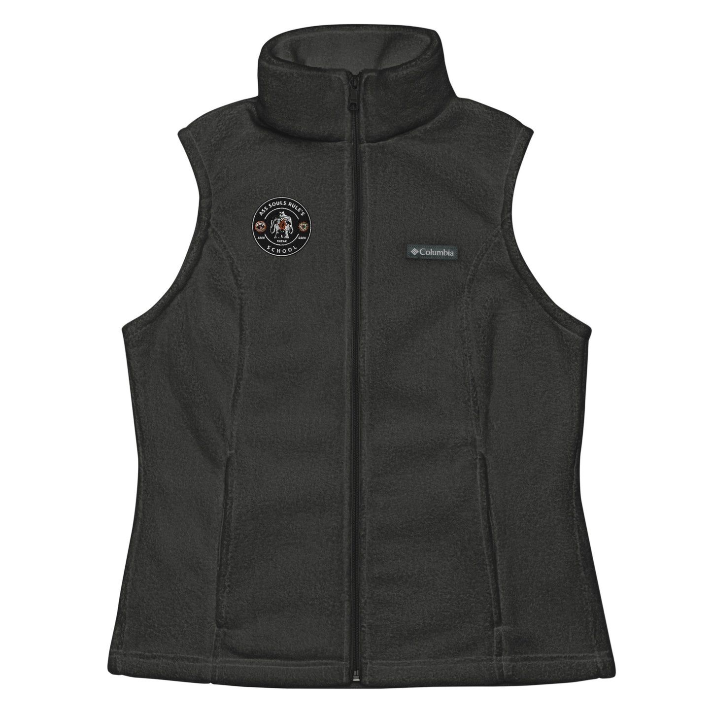 Ass Souls Rule's School women’s Columbia fleece vest