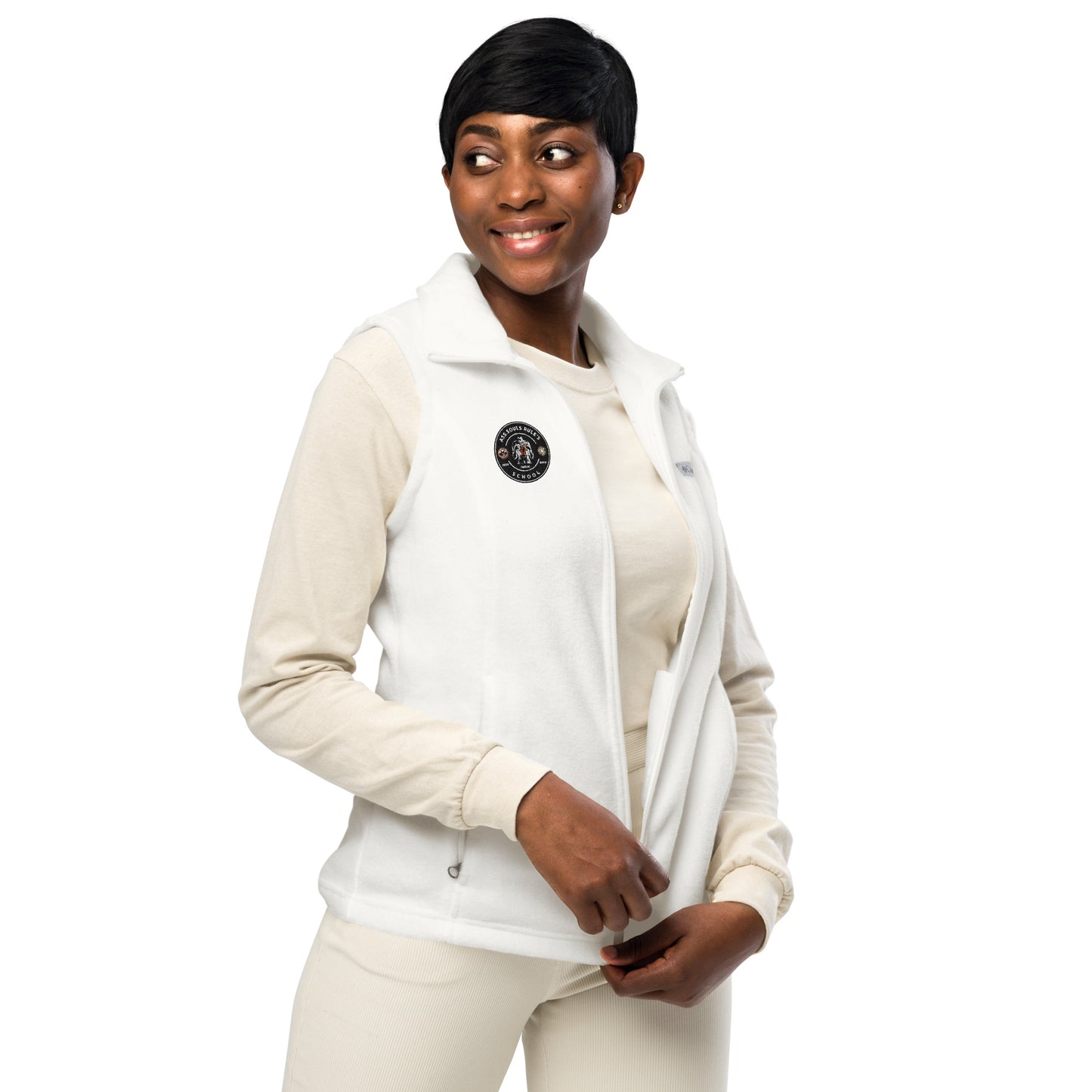 Ass Souls Rule's School women’s Columbia fleece vest