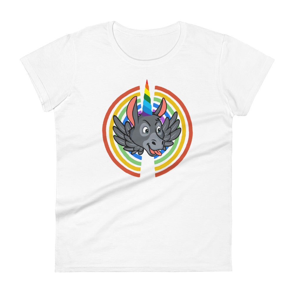 Rainbows & Unicorns women's short sleeve t-shirt