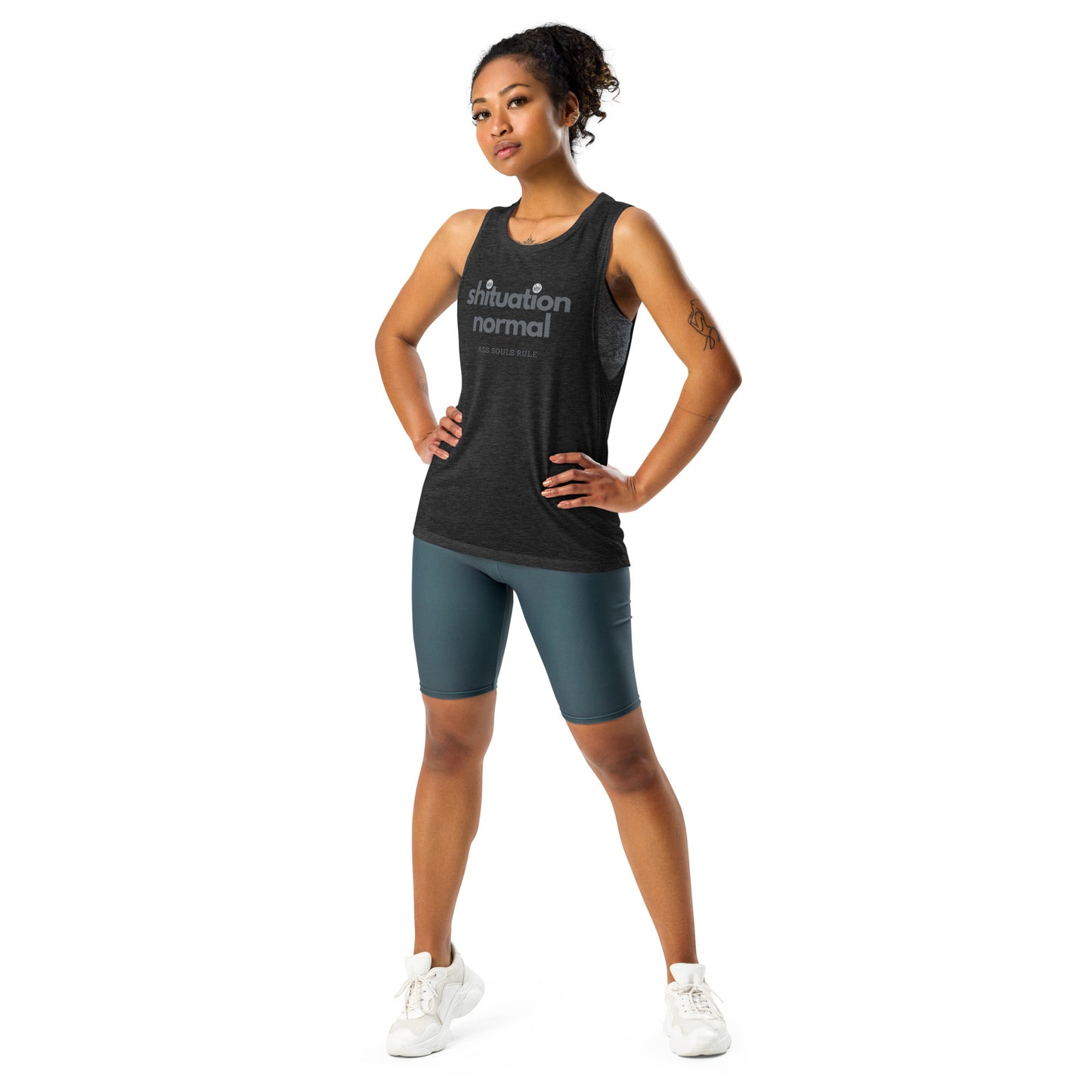 Shituation Normal ladies’ muscle tank