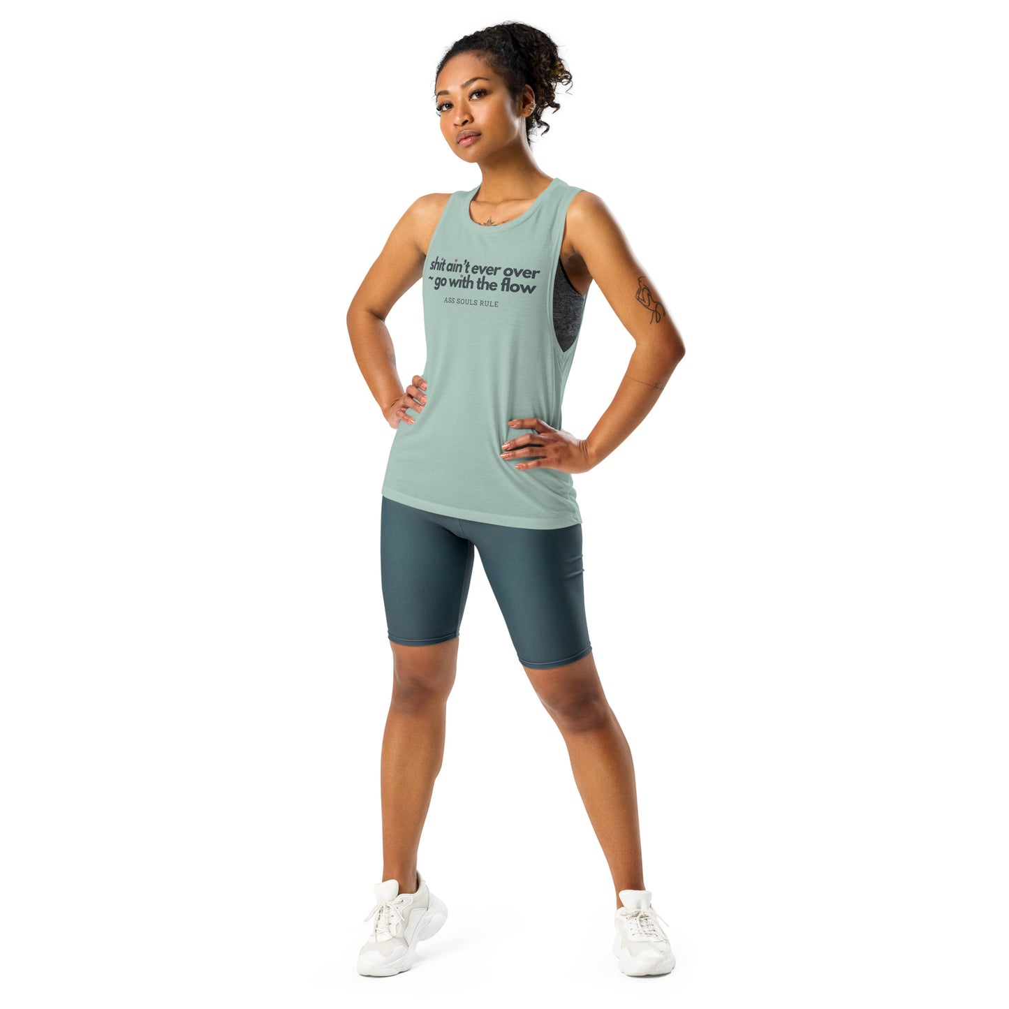 Go With the Flow ladies’ muscle tank