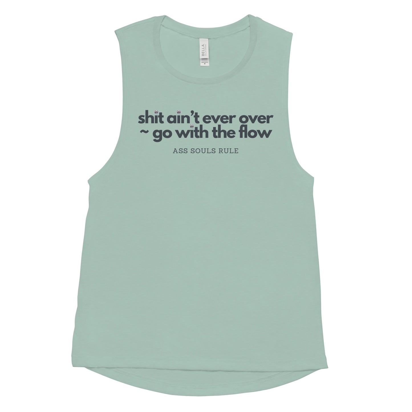 Go With the Flow ladies’ muscle tank