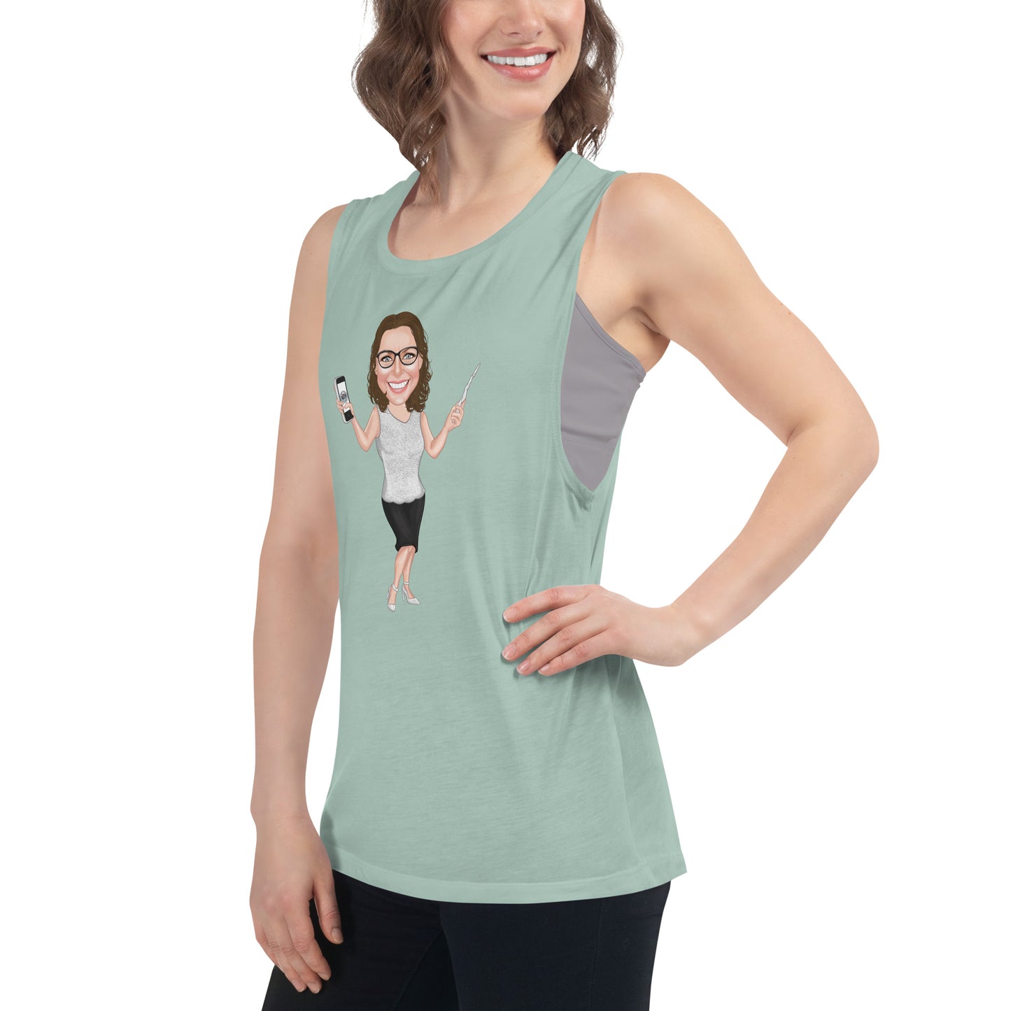 Atlas ladies’ muscle tank