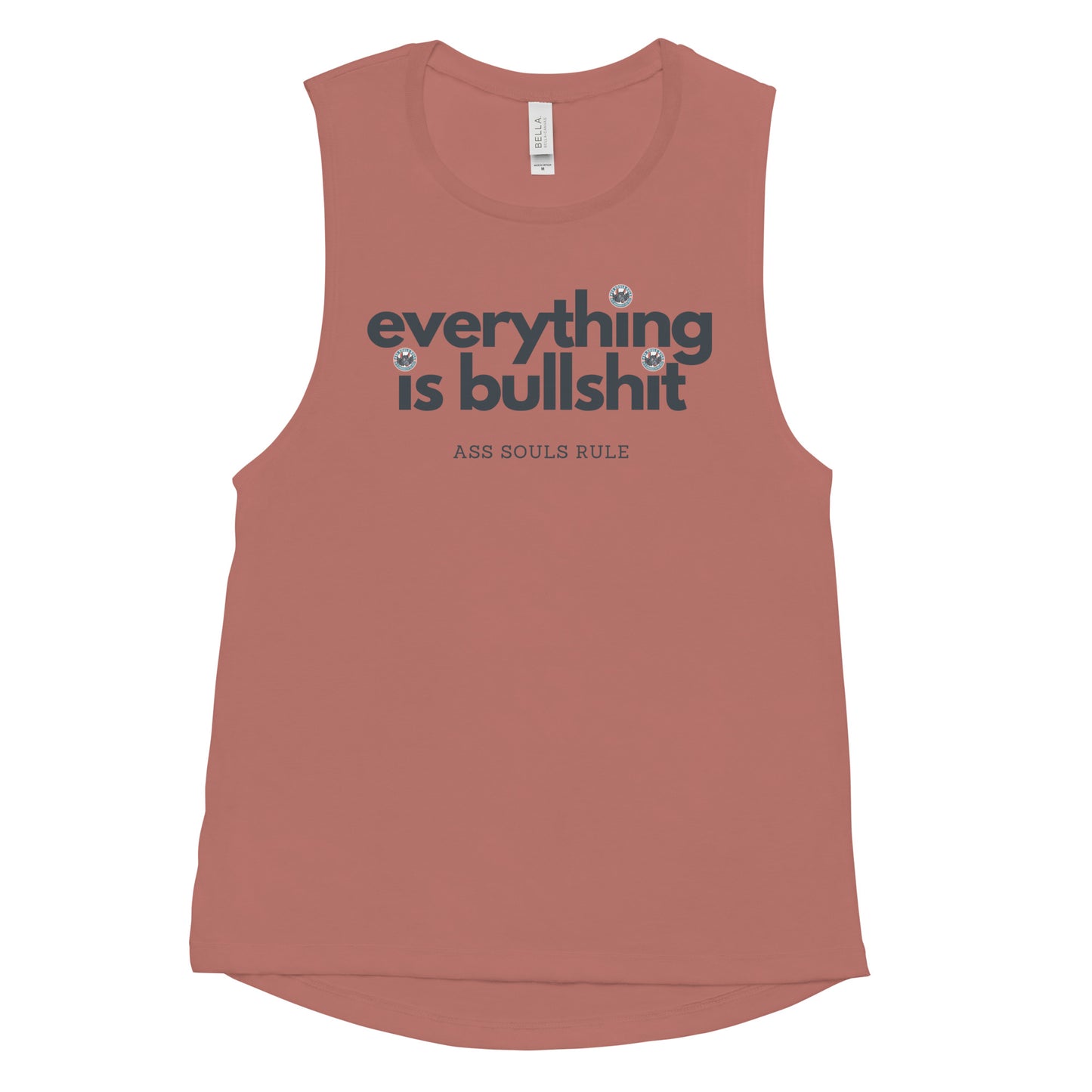 Everything is Bullshit ladies’ muscle tank