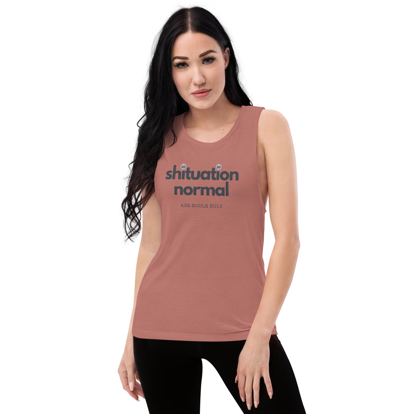 Shituation Normal ladies’ muscle tank