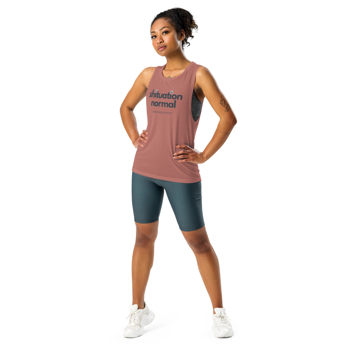 Shituation Normal ladies’ muscle tank