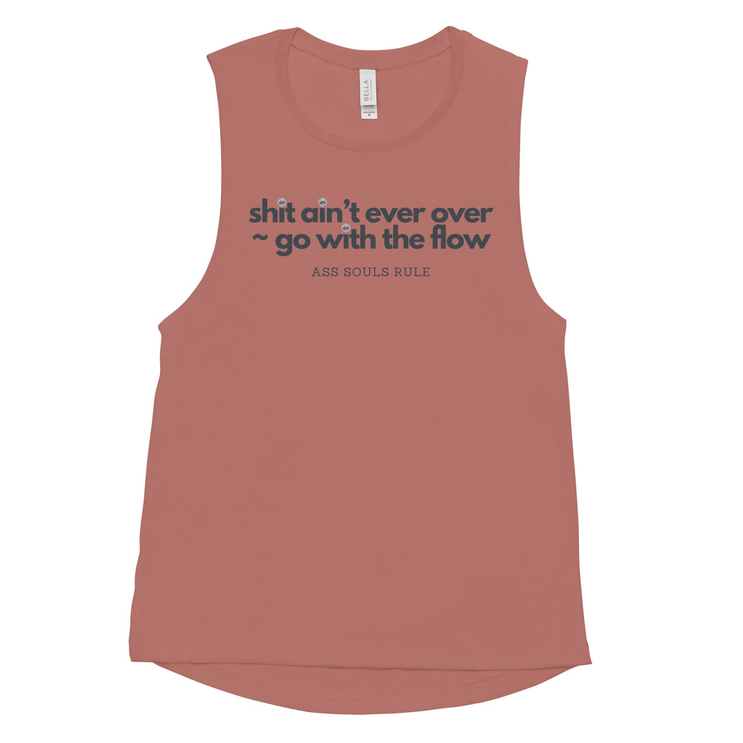 Go With the Flow ladies’ muscle tank