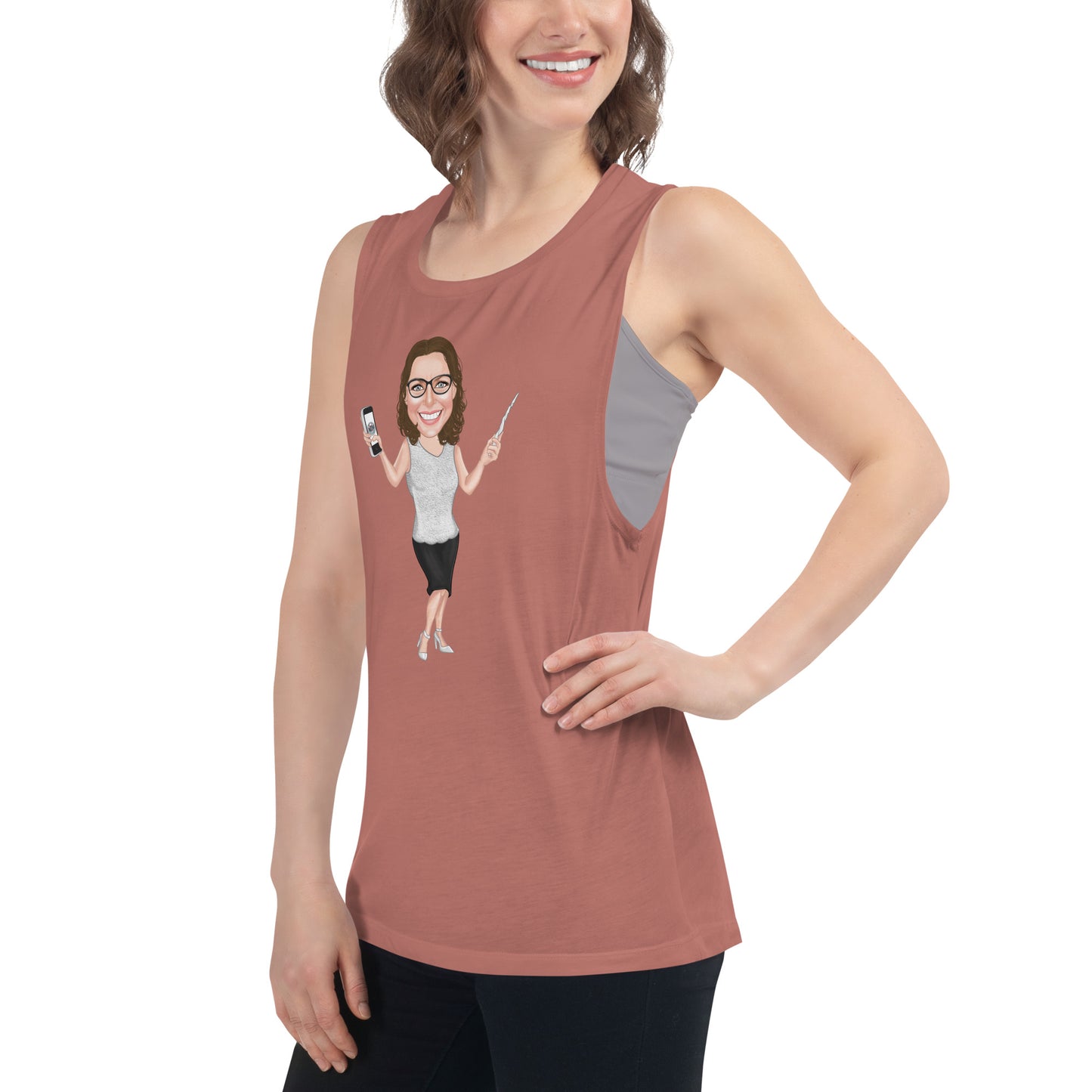 Atlas ladies’ muscle tank