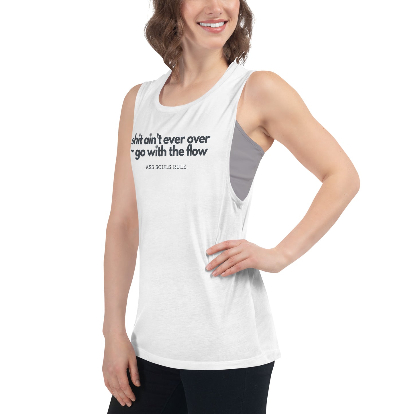 Go With the Flow ladies’ muscle tank