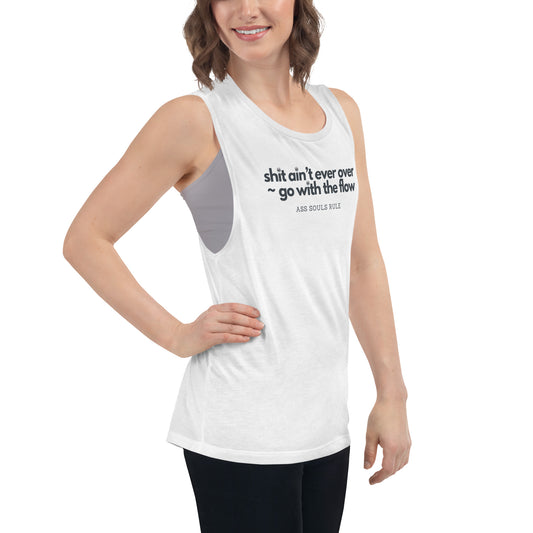 Go With the Flow ladies’ muscle tank