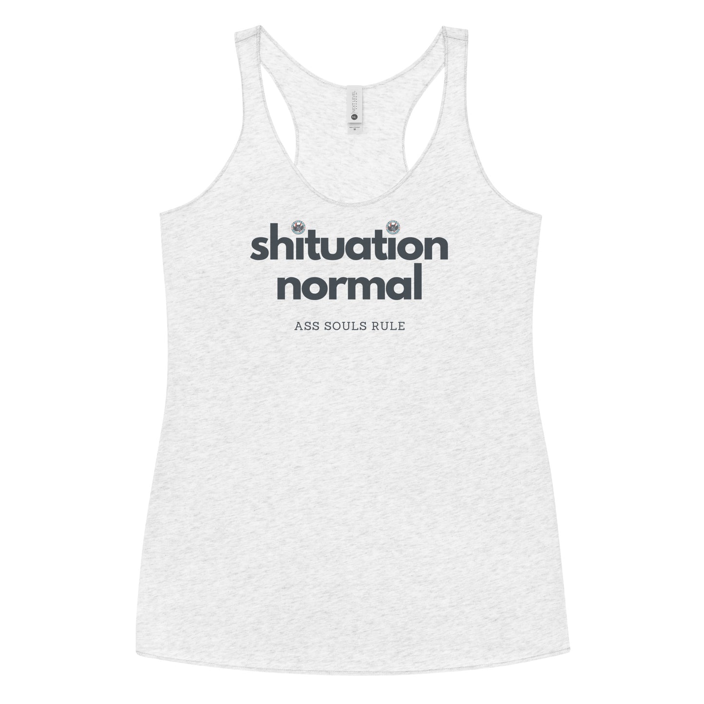 Shituational Normal women's racerback tank