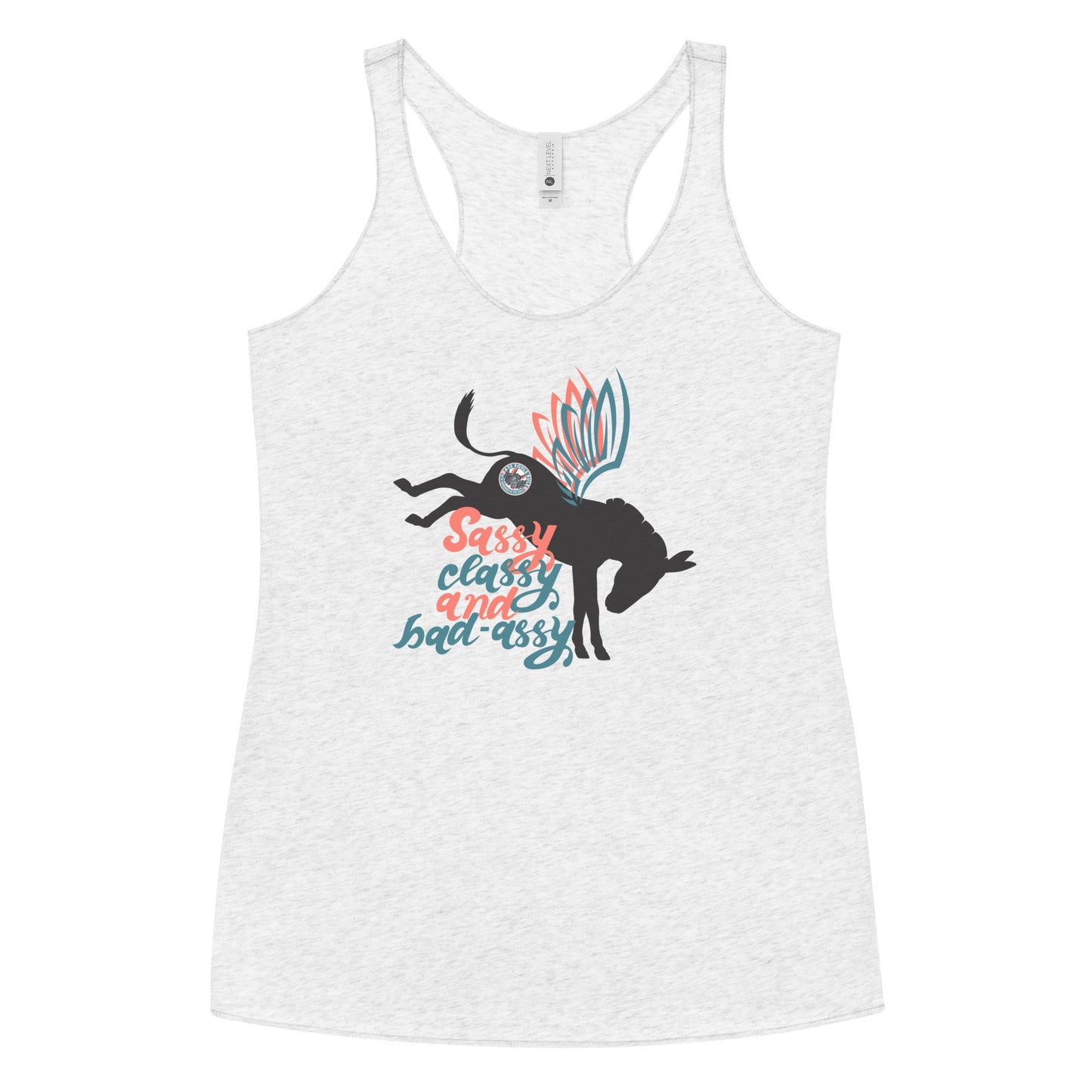 Sassy, Classy, & Bad Assy women's racerback tank