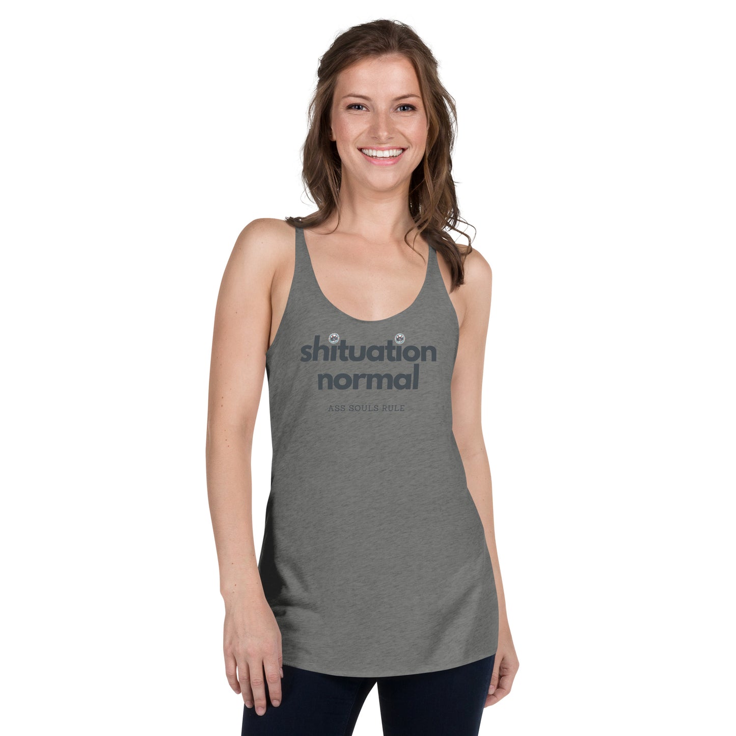 Shituational Normal women's racerback tank