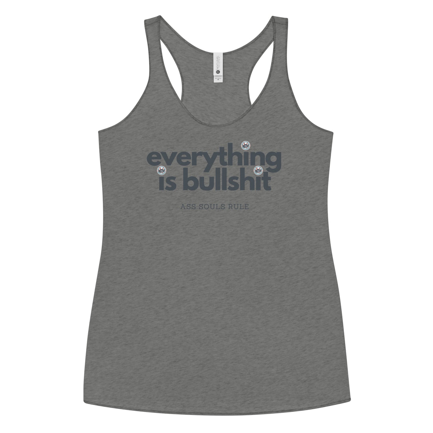 Everything is Bullshit women's racerback tank