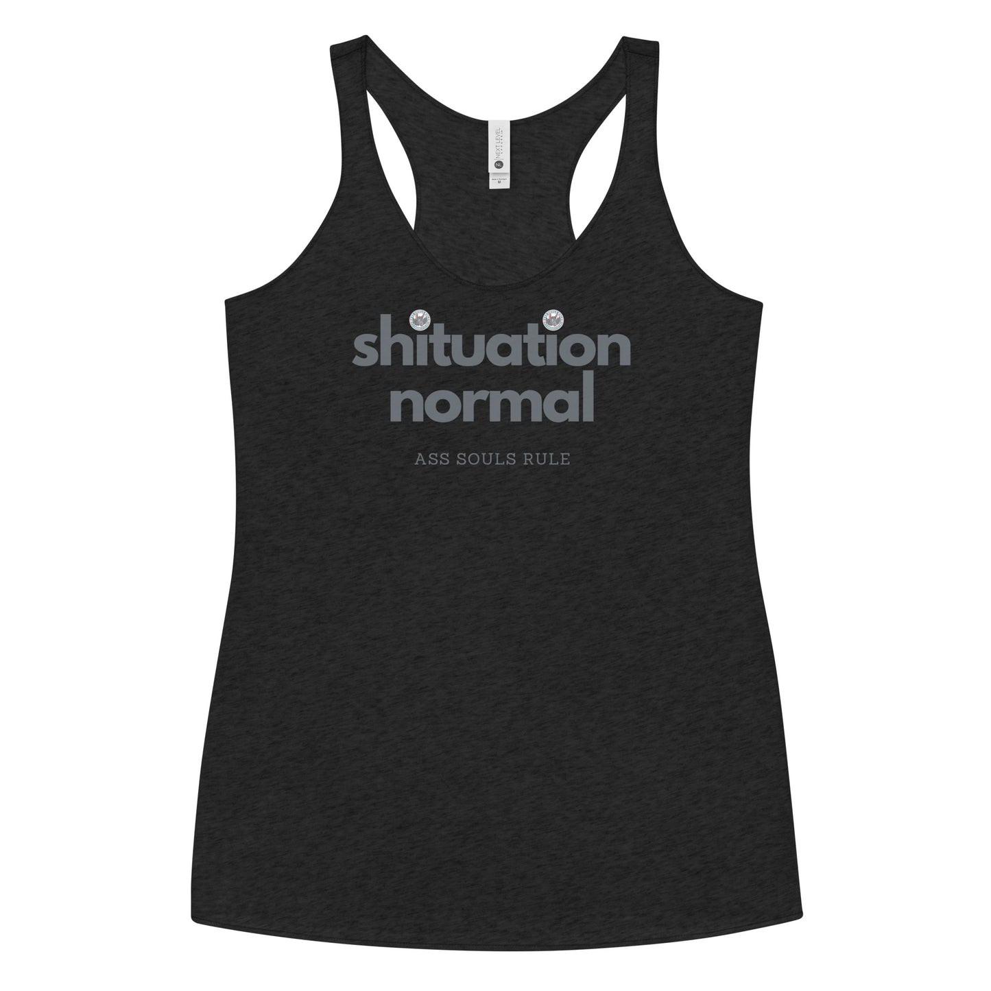 Shituational Normal women's racerback tank