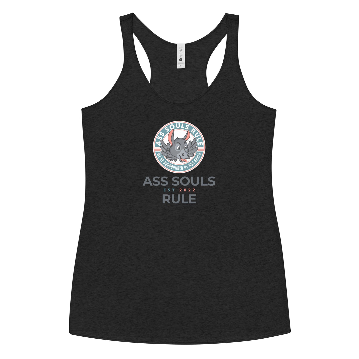 Logo of ASR Est women's racerback tank