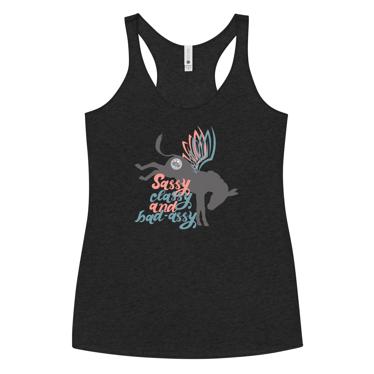 Sassy, Classy, & Bad Assy women's racerback tank