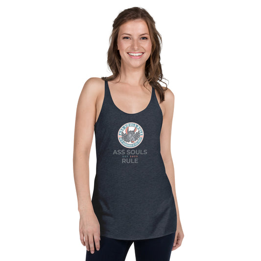 Logo of ASR Est women's racerback tank