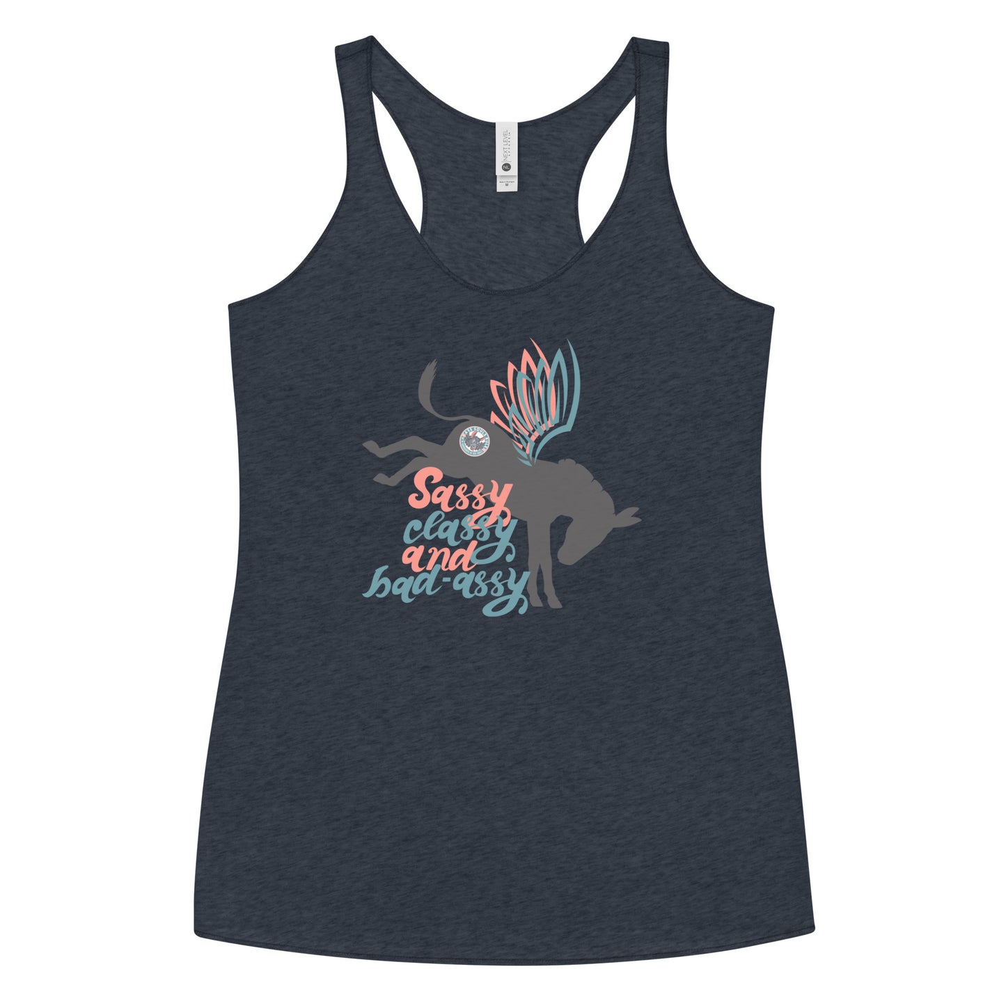 Sassy, Classy, & Bad Assy women's racerback tank