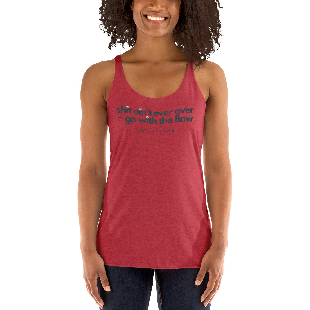 Go With the Flow women's racerback tank