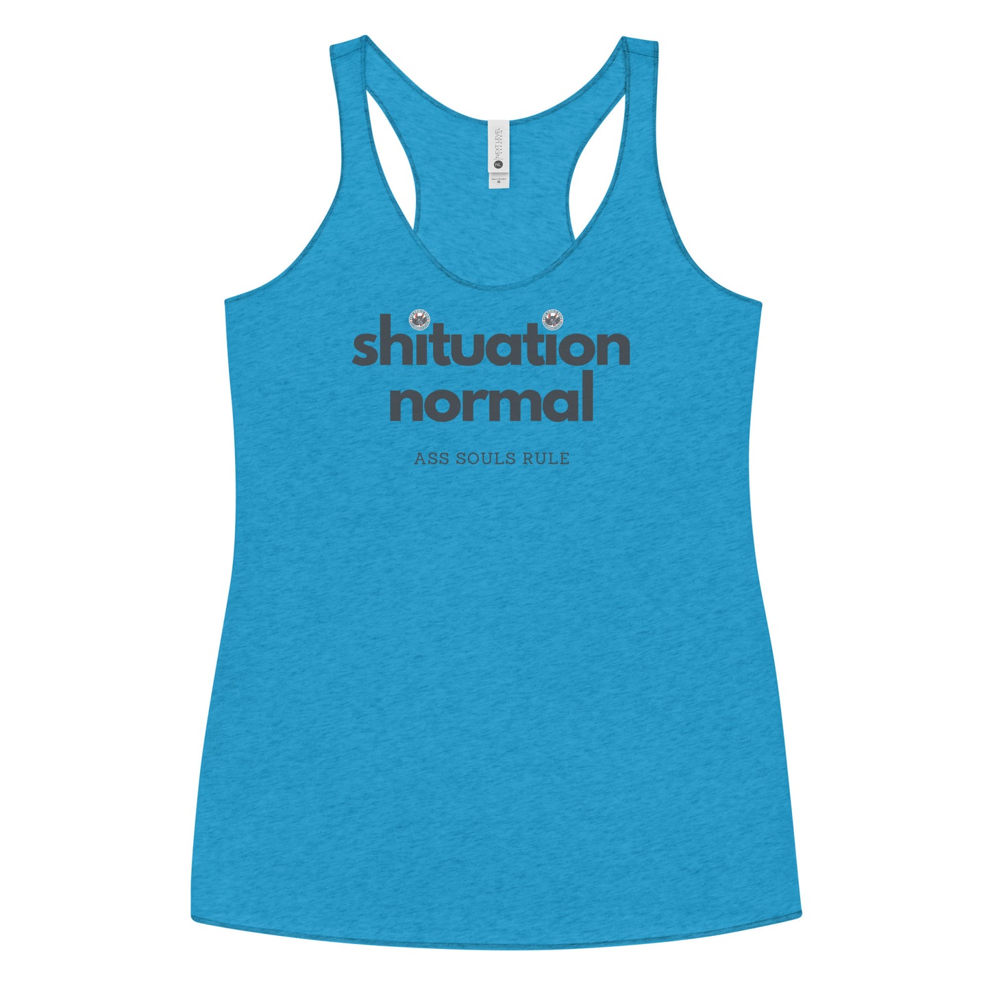 Shituational Normal women's racerback tank