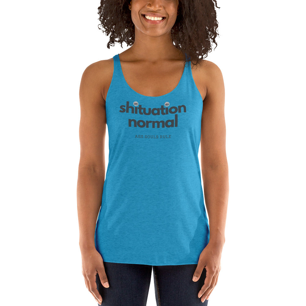 Shituational Normal women's racerback tank