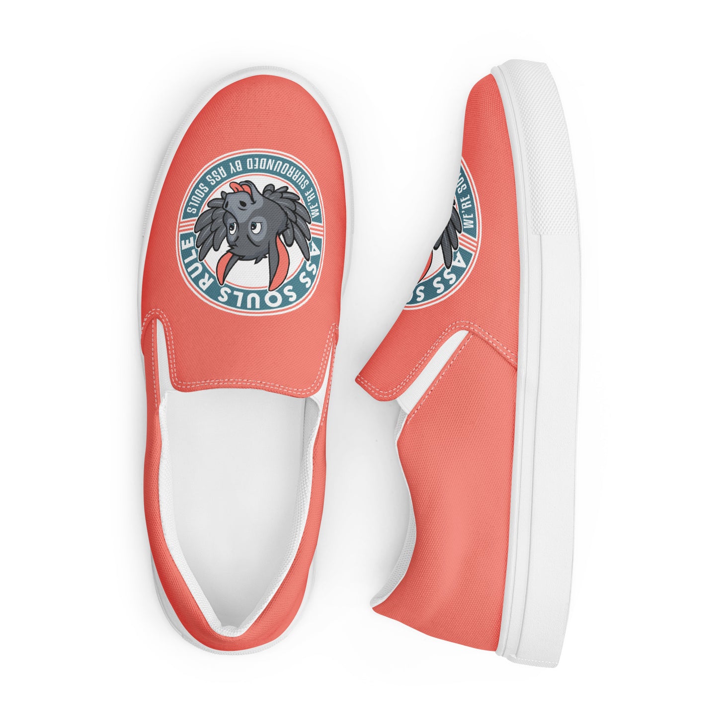 Logo of ASR women’s slip-on canvas shoes