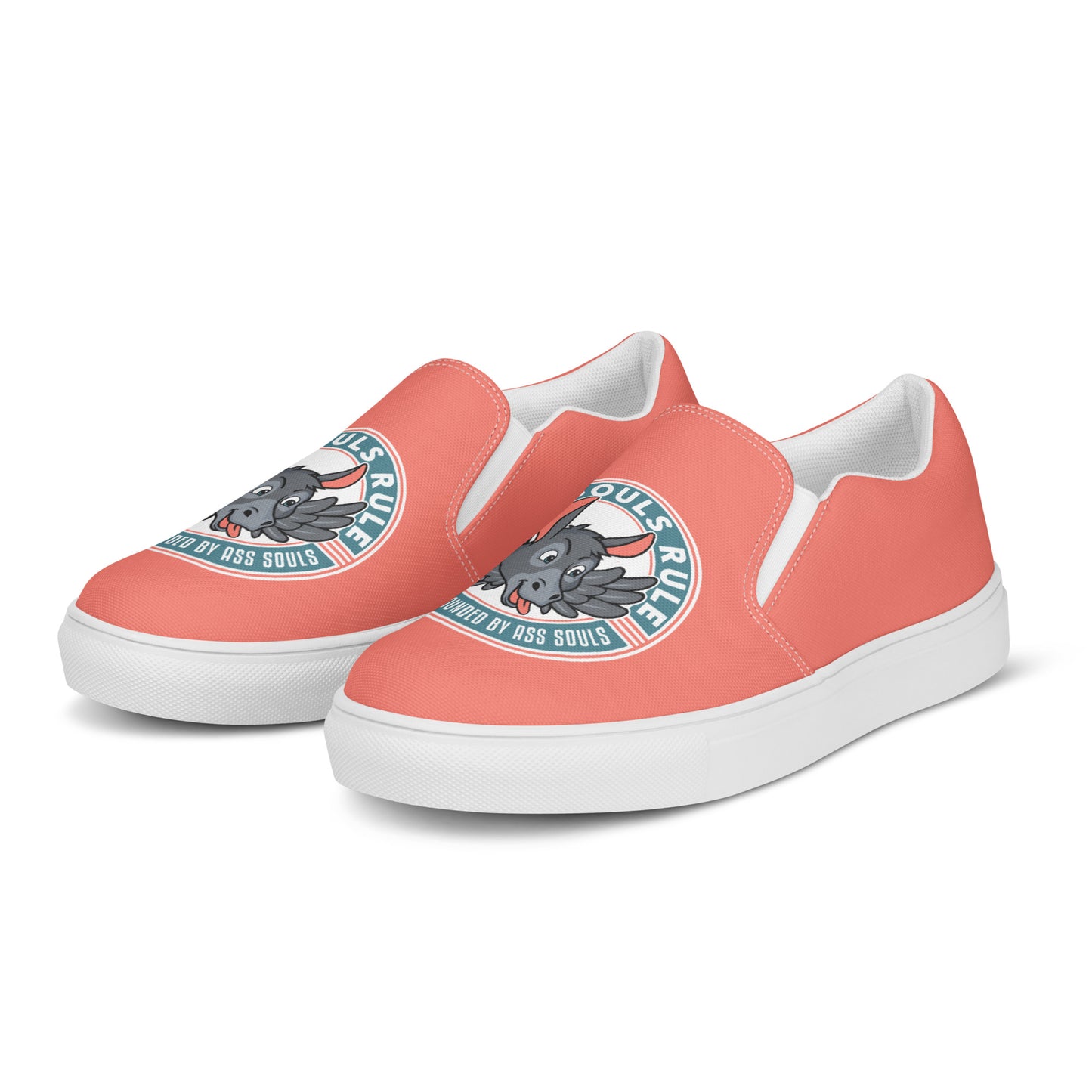 Logo of ASR women’s slip-on canvas shoes