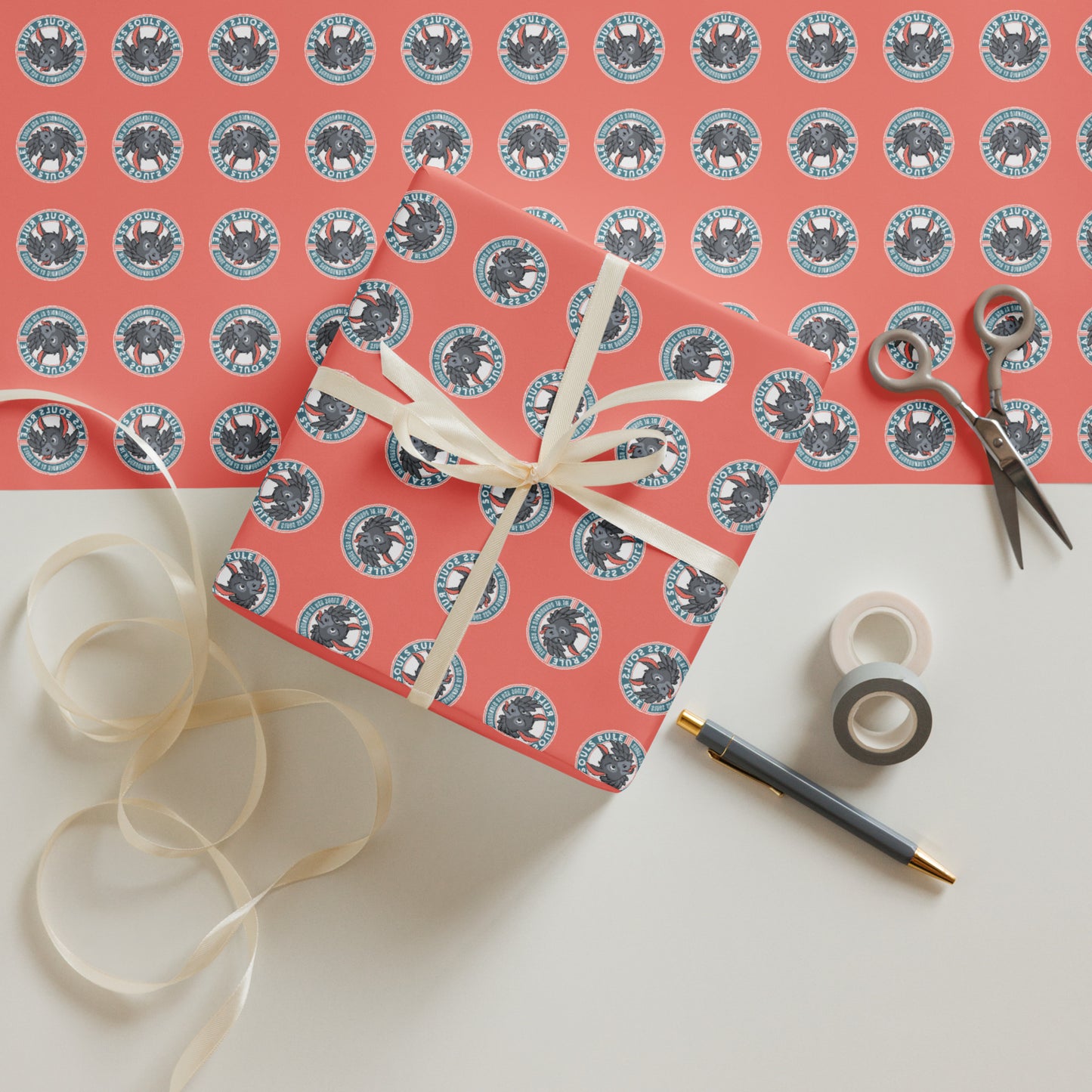 Logo of ASR wrapping paper sheets