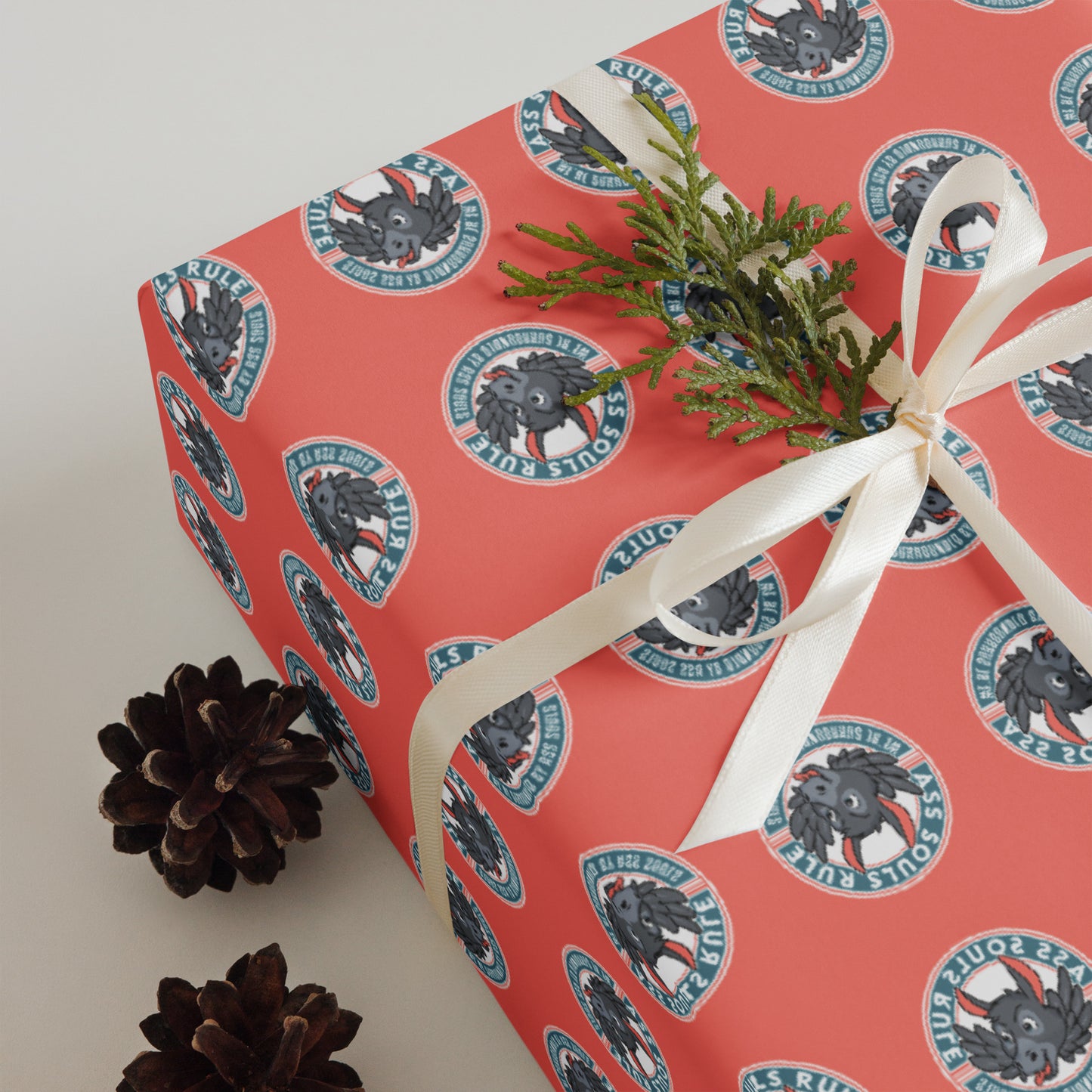 Logo of ASR wrapping paper sheets