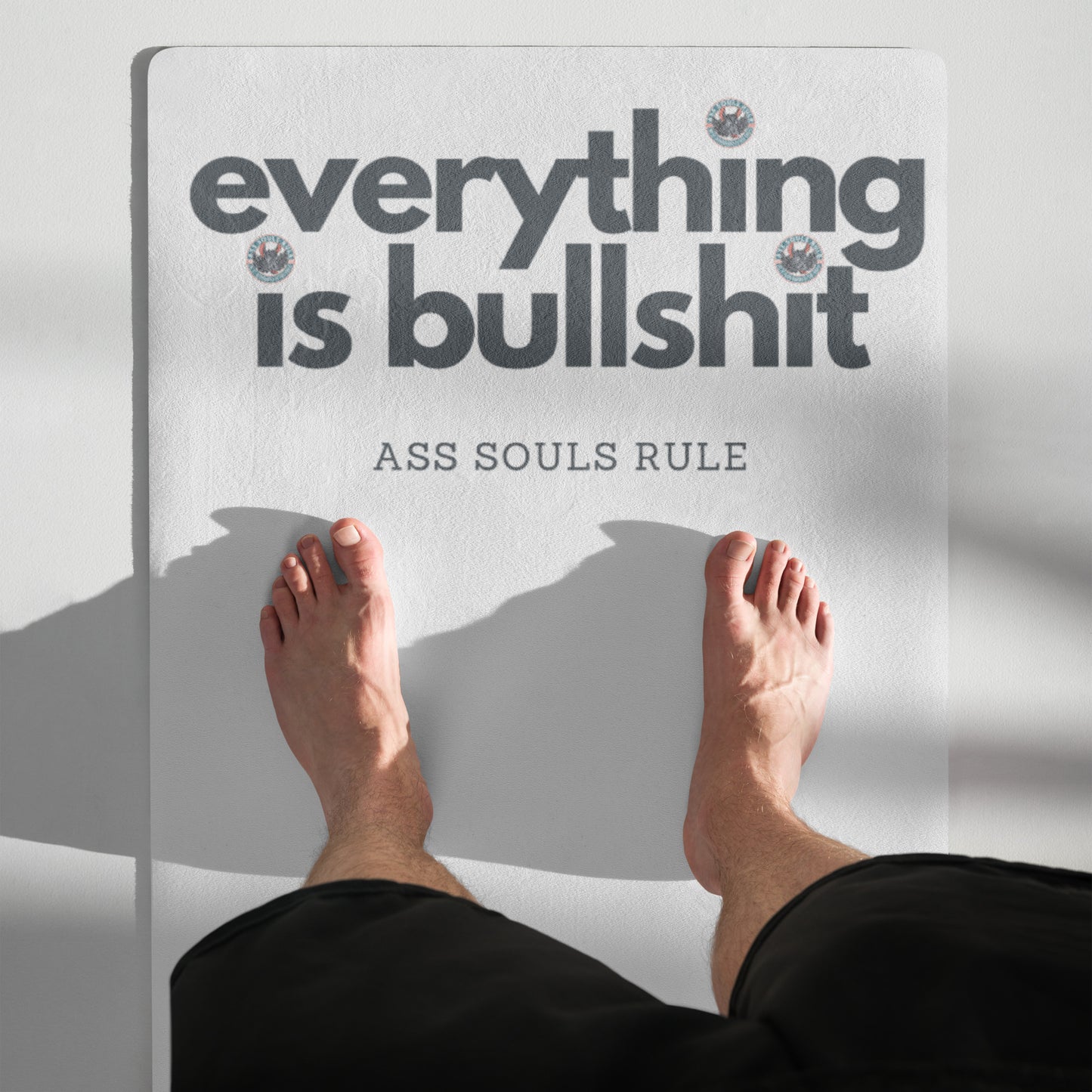 Everything is Bullshit yoga mat