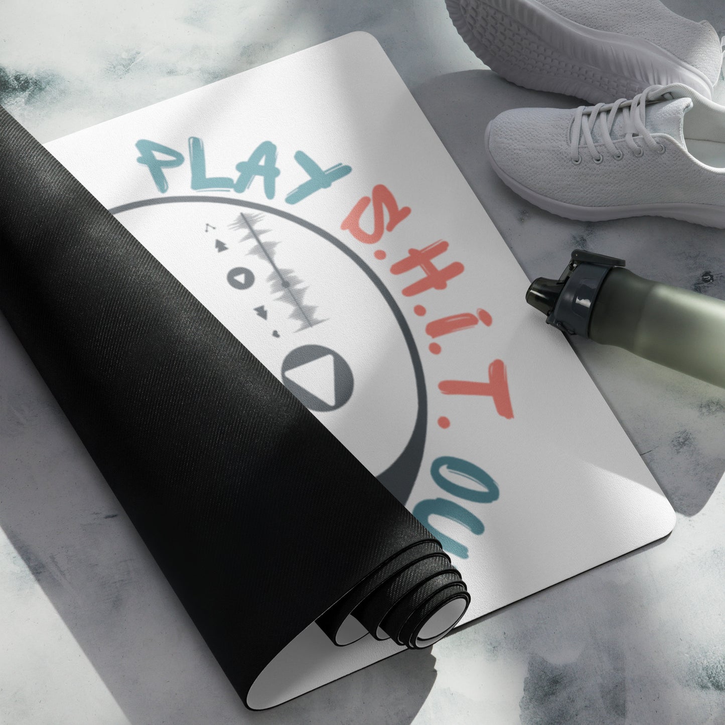 play S.H.I.T. out yoga mat