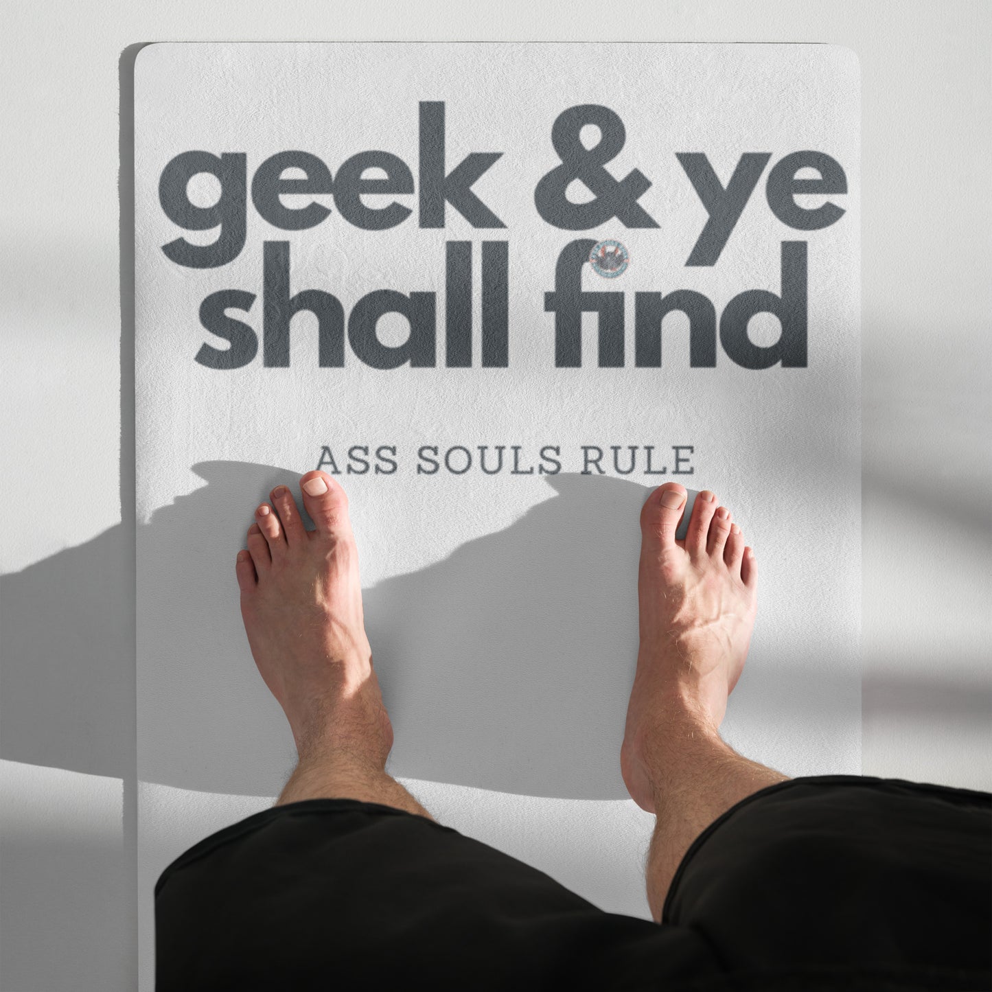 Geek & Ye Shall Find yoga mat