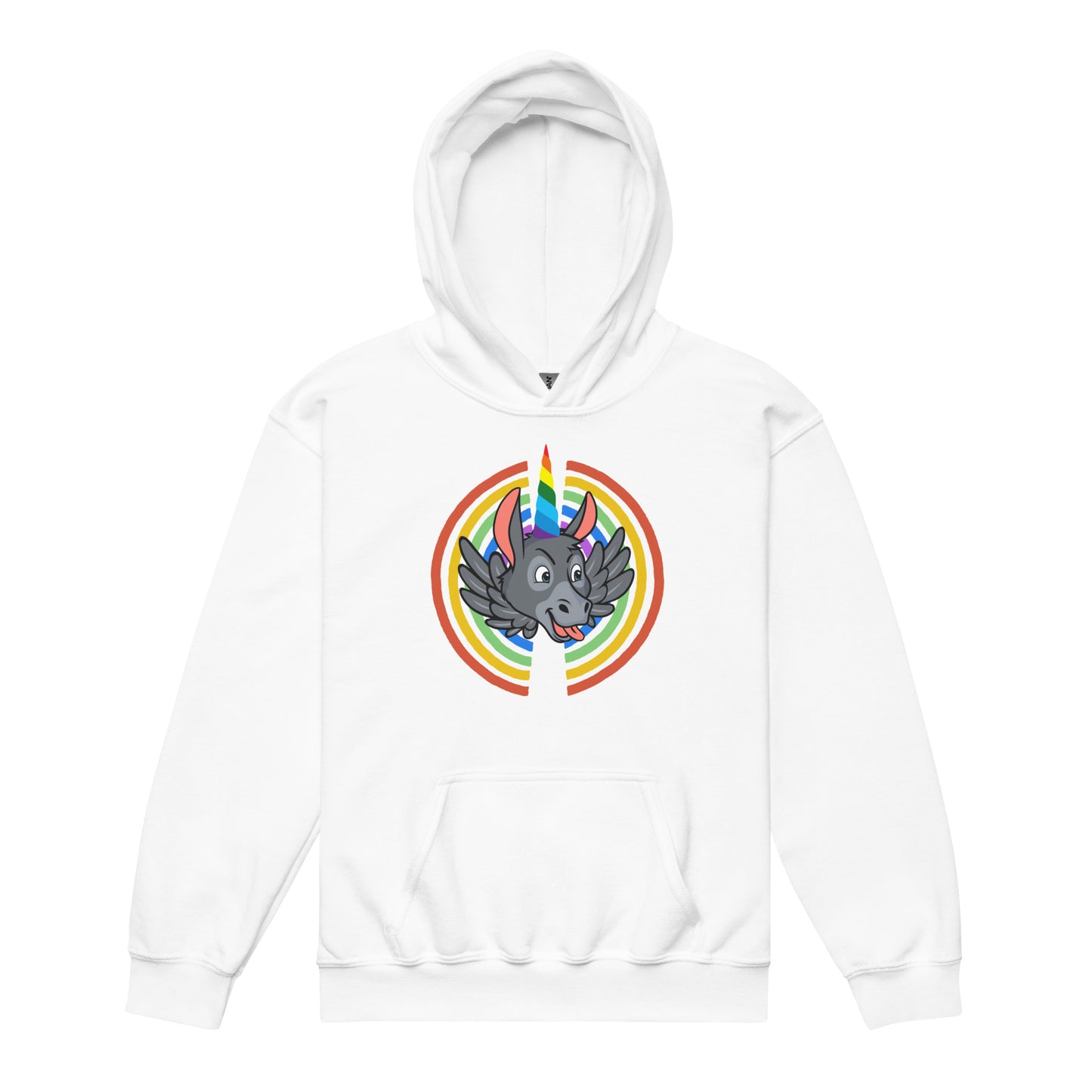 Rainbows & Unicorns Youth heavy blend hoodie