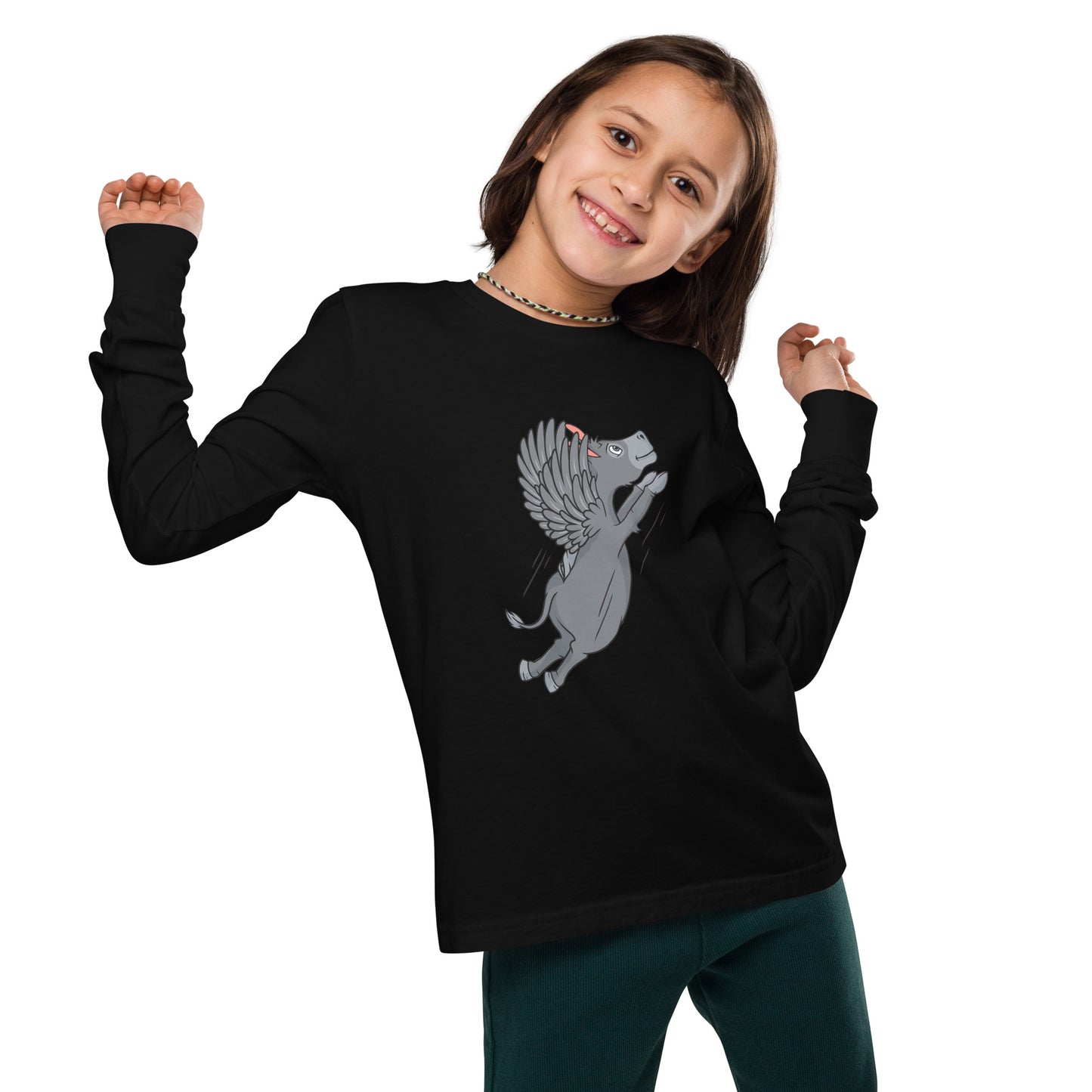 Flying Acer youth long sleeve tee