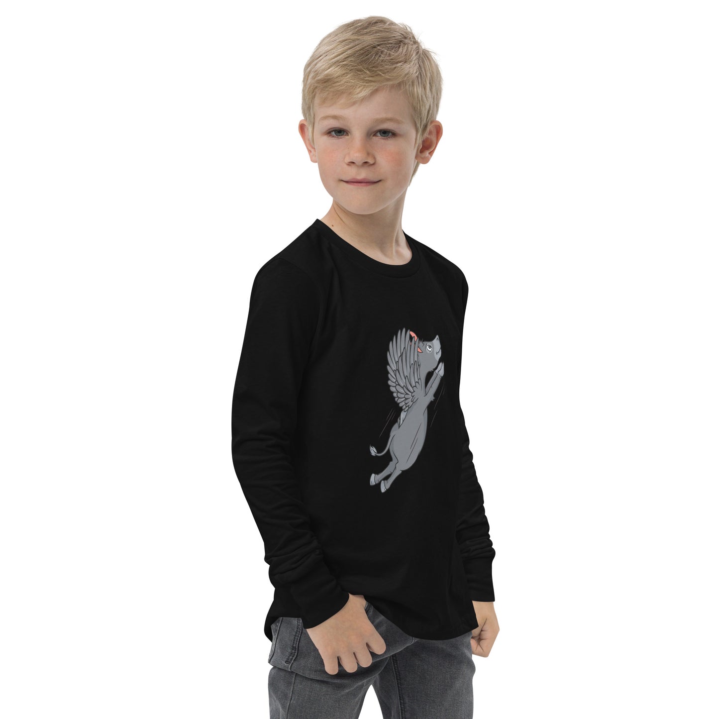 Flying Acer youth long sleeve tee