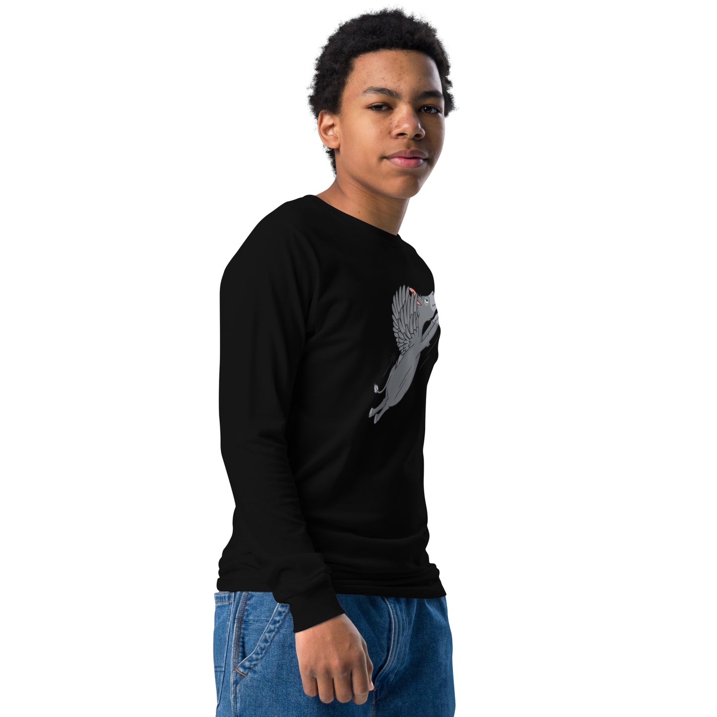 Flying Acer youth long sleeve tee