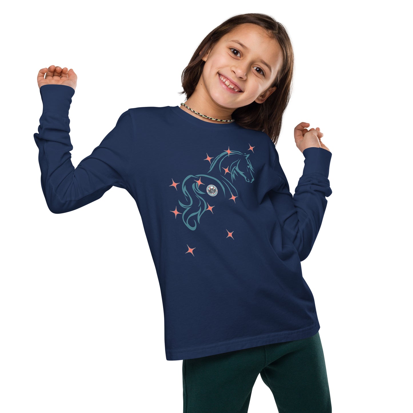 Magical Horse youth long sleeve tee