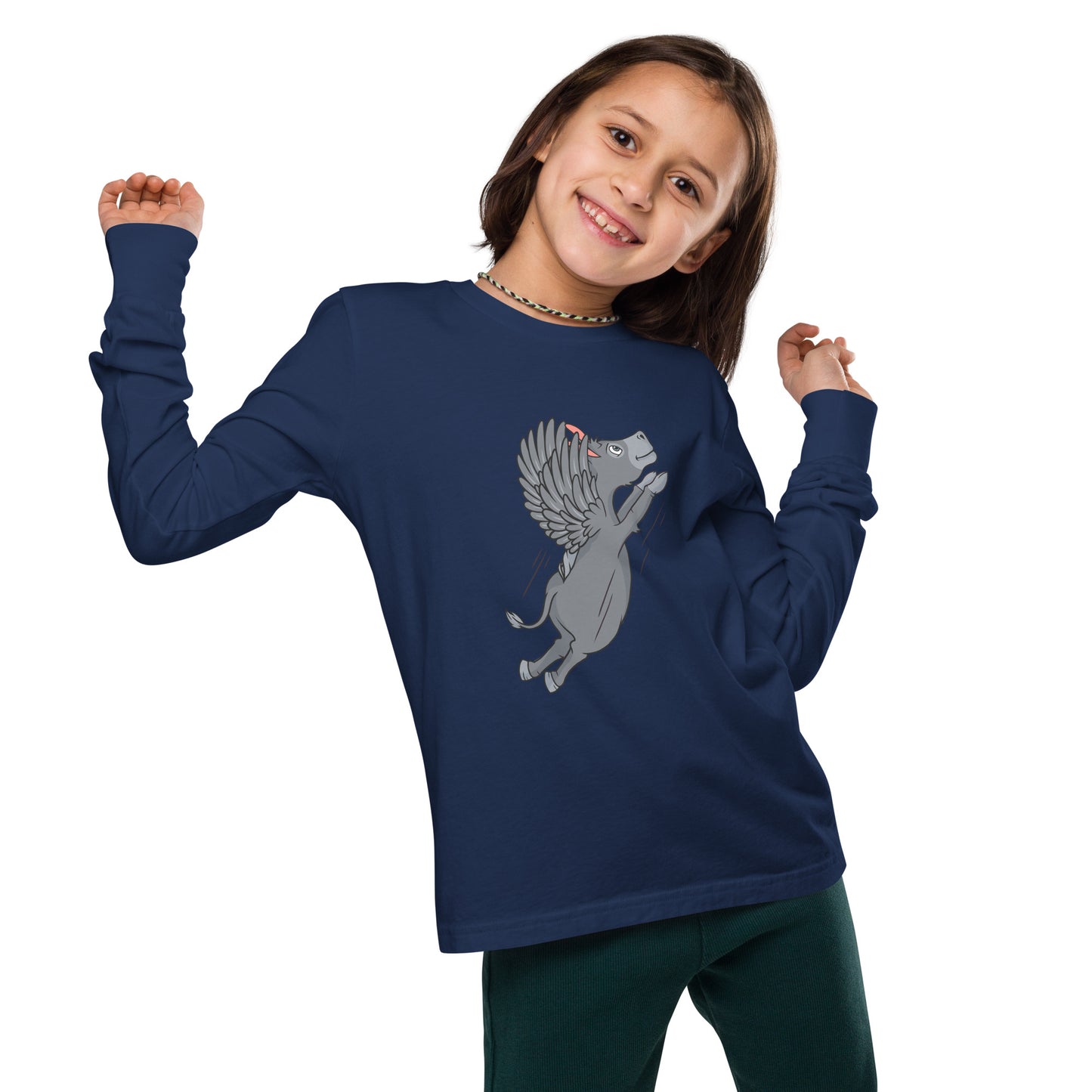 Flying Acer youth long sleeve tee