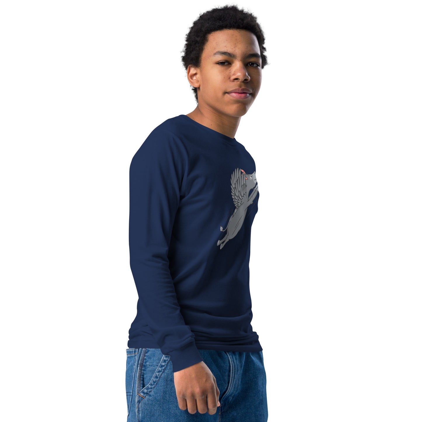 Flying Acer youth long sleeve tee