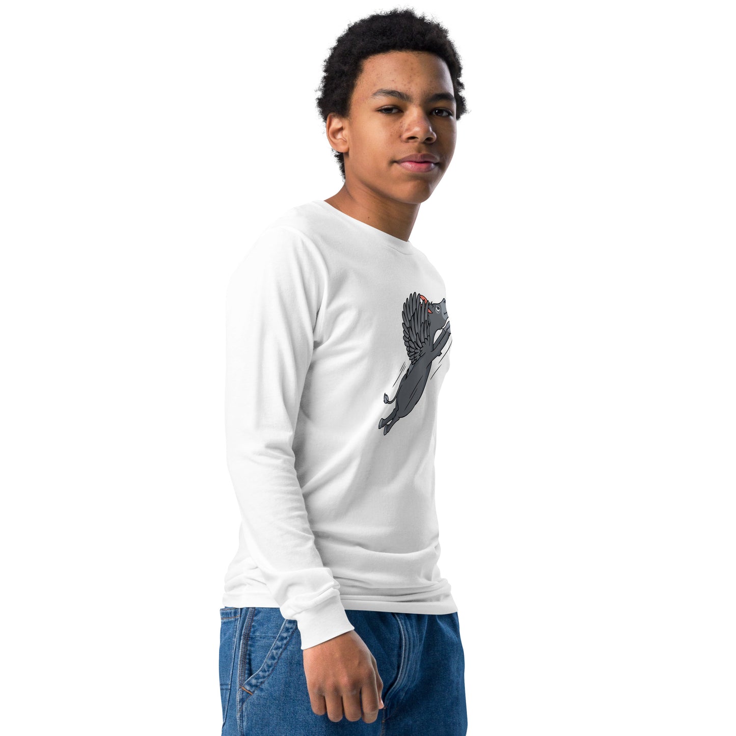 Flying Acer youth long sleeve tee